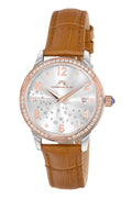 Ruby Women's Cognac Crystal Watch