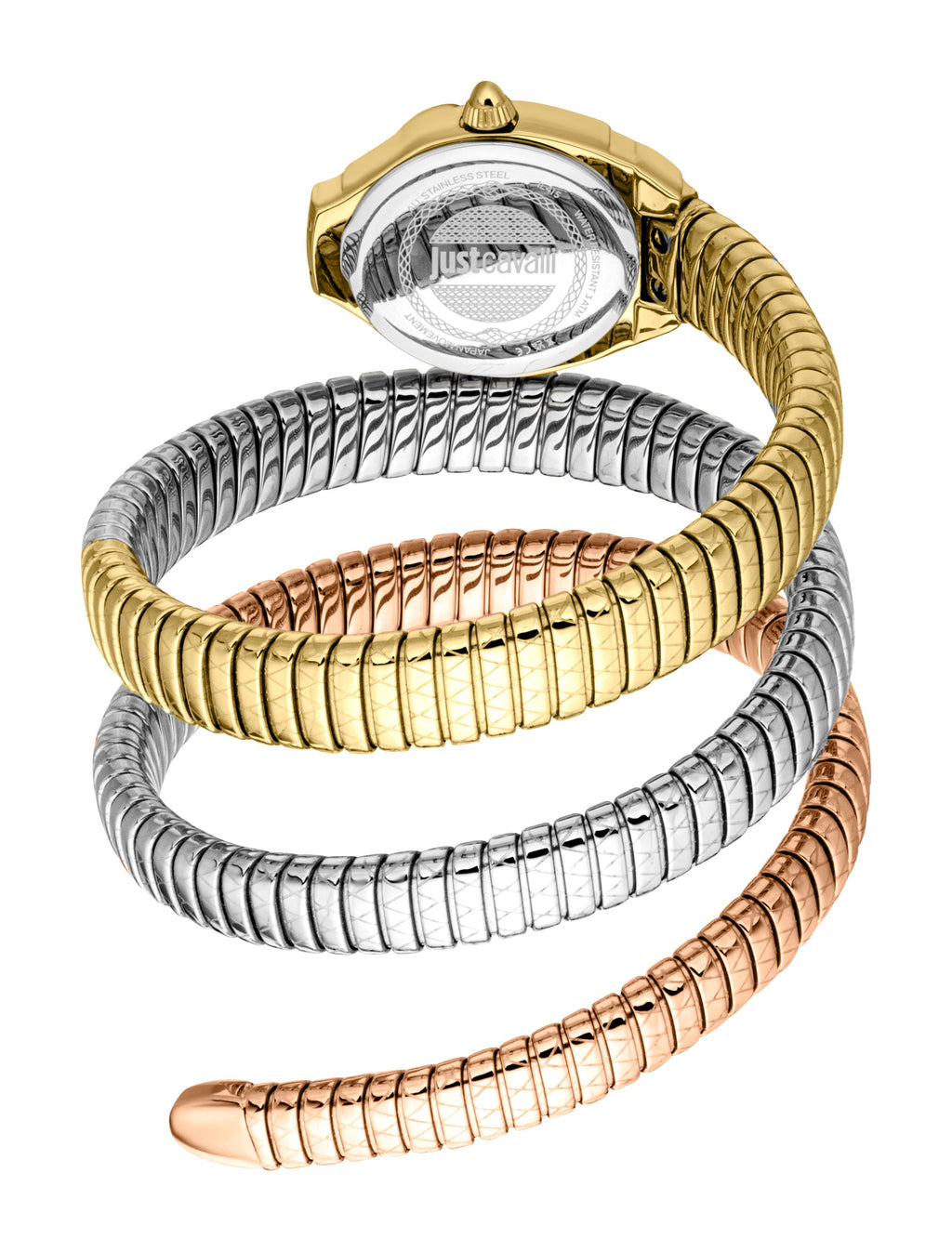 Just Cavalli Women's Snake 316L Stainless Steel Watch