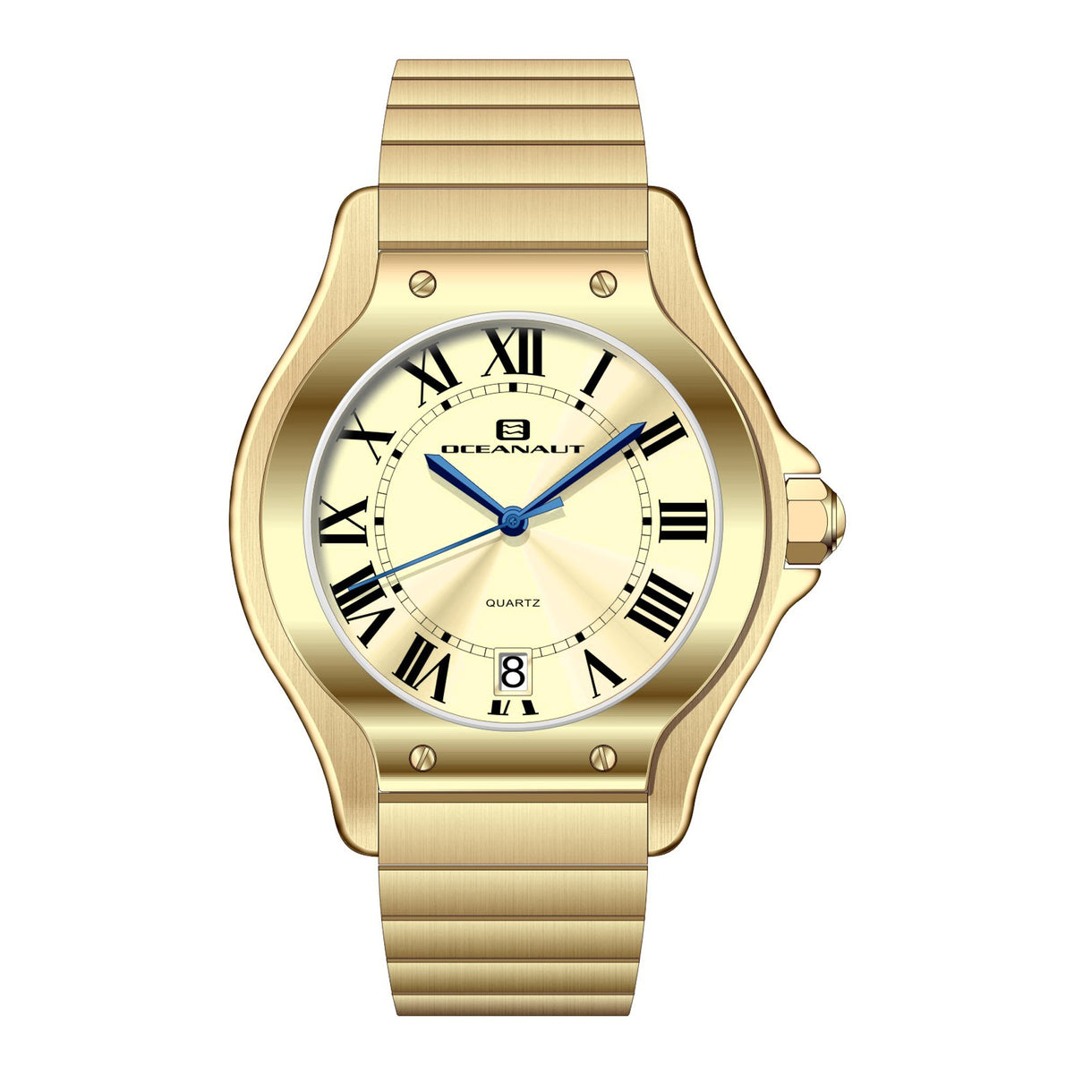 Oceanaut Women's Rayonner Gold Round 35mm