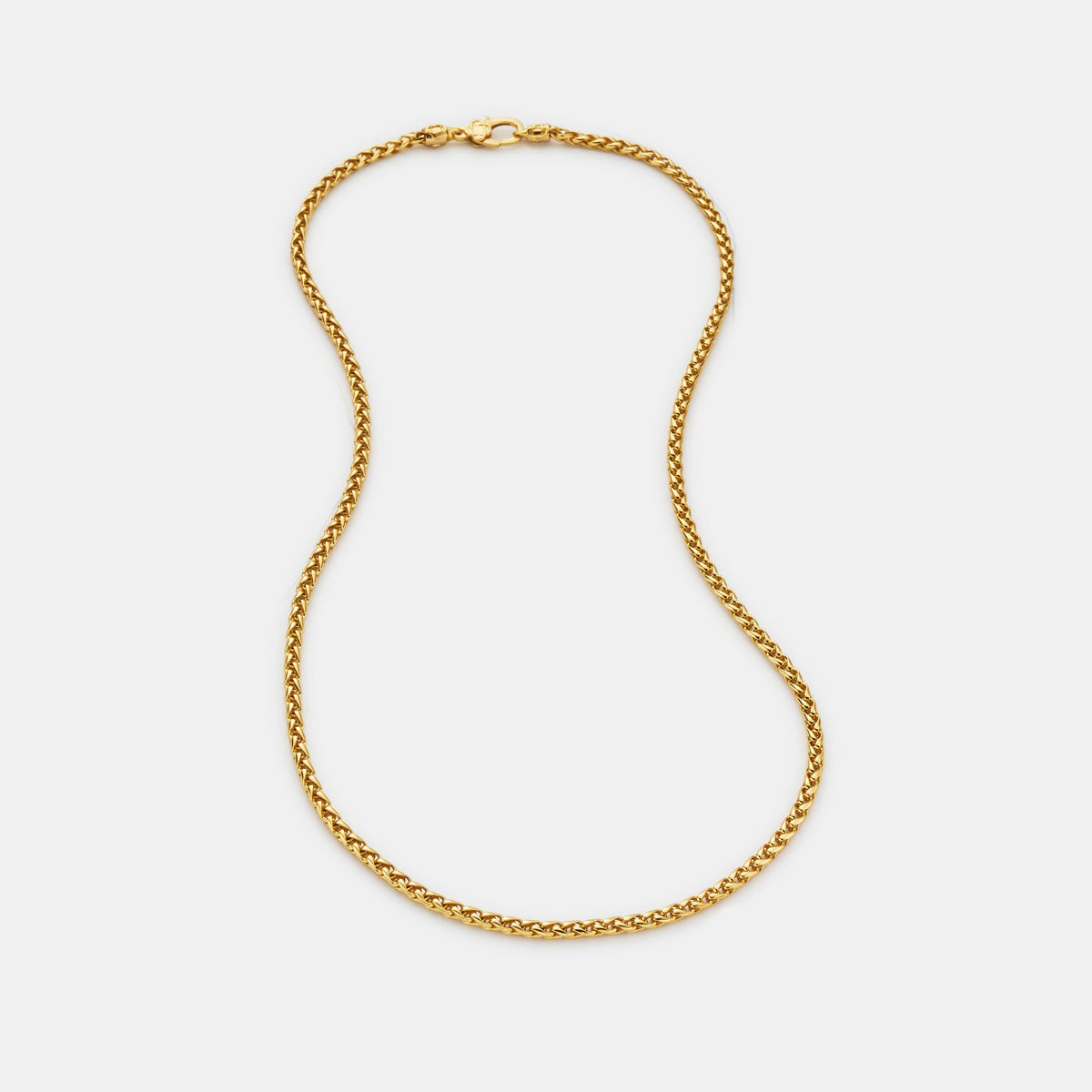 Wheat (18ct Gold) 3mm | Sterling Silver
