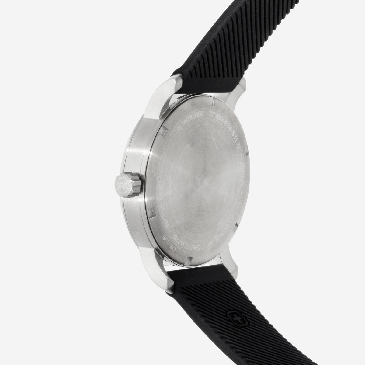 Wenger Swiss Army 01.1641.115 Avenue Black Dial Watch 42 mm