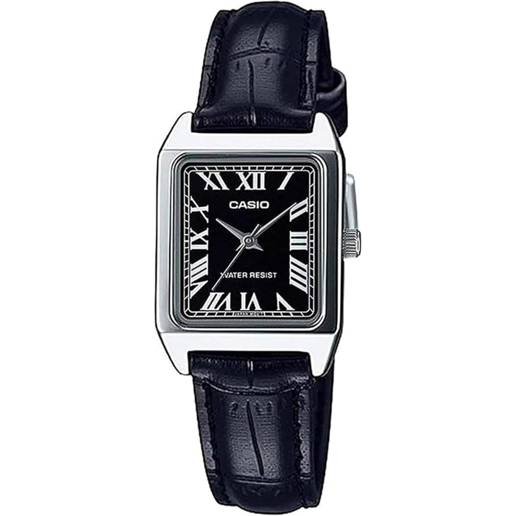Casio Women's Black Analog Watch with Black Dial - LTP-V007L-1BUDF