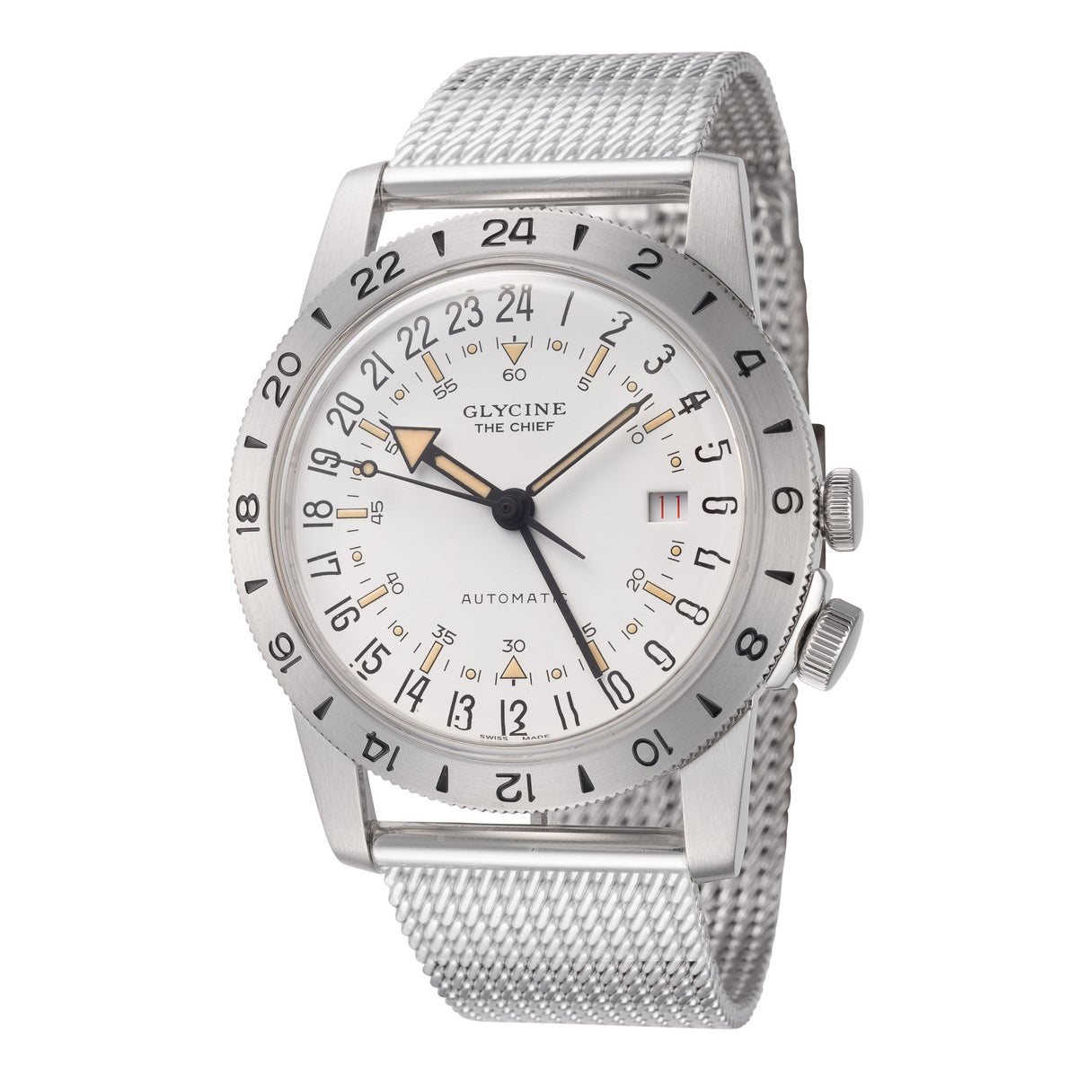 Glycine Men's Airman The Chief GMT 40mm Automatic Watch