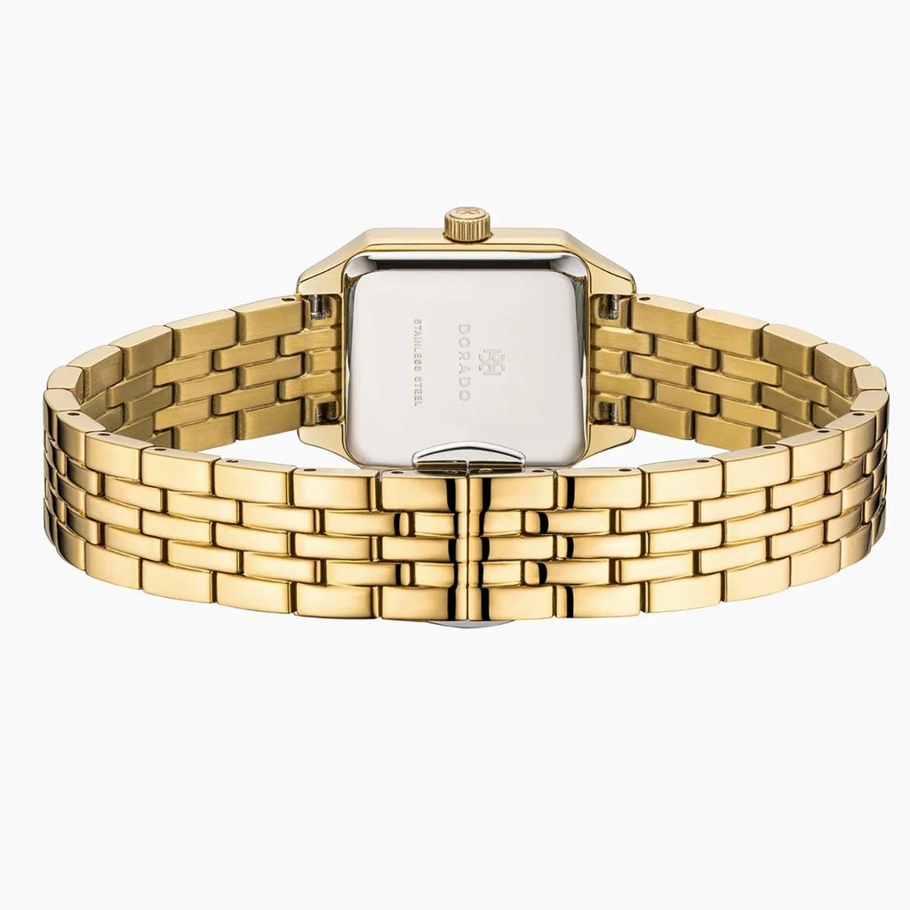 DORADO Satin Square Watch - Gold