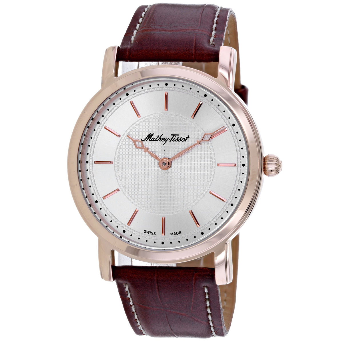 Mathey Tissot Women's City Silver Round 42mm