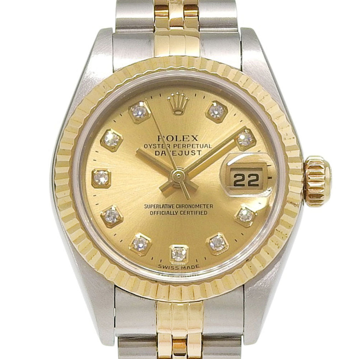 Rolex Stainless Steel yellow gold (18K) Wristwatch (Pre-Owned)