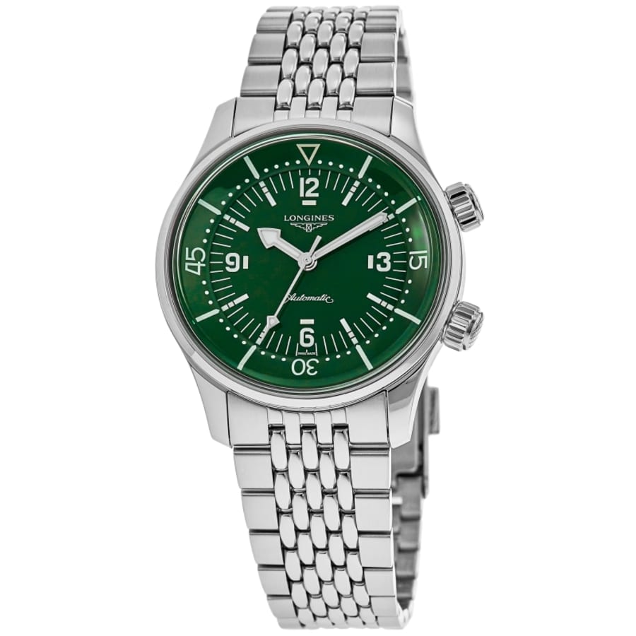 Longines Legend Diver Automatic Green Dial Steel Men's Watch L3.764.4.06.6