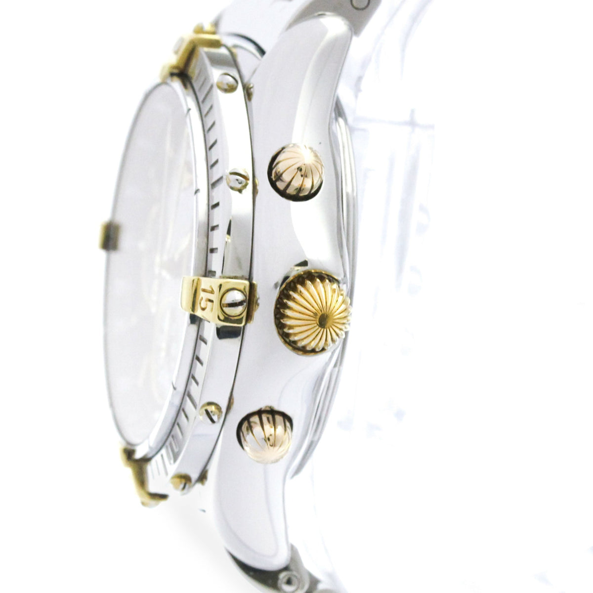 Breitling Windrider Shadow Flyback Chronograph Automatic Stainless Steel And yellow gold Watch (Pre-Owned)