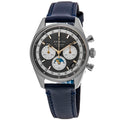 Zenith Chronomaster Original Triple Calendar Grey Dial Leather Strap Men's Watch 03.3400.3610/39.C910
