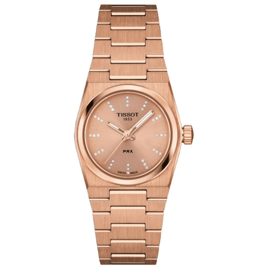 Tissot PRX Quartz 25mm Pink Diamond Dial Steel Women's Watch T137.010.33.506.00