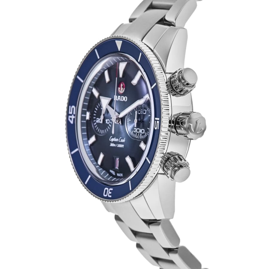 Rado Captain Cook Automatic Steel Chronograph Blue Dial Men's Watch R32145208