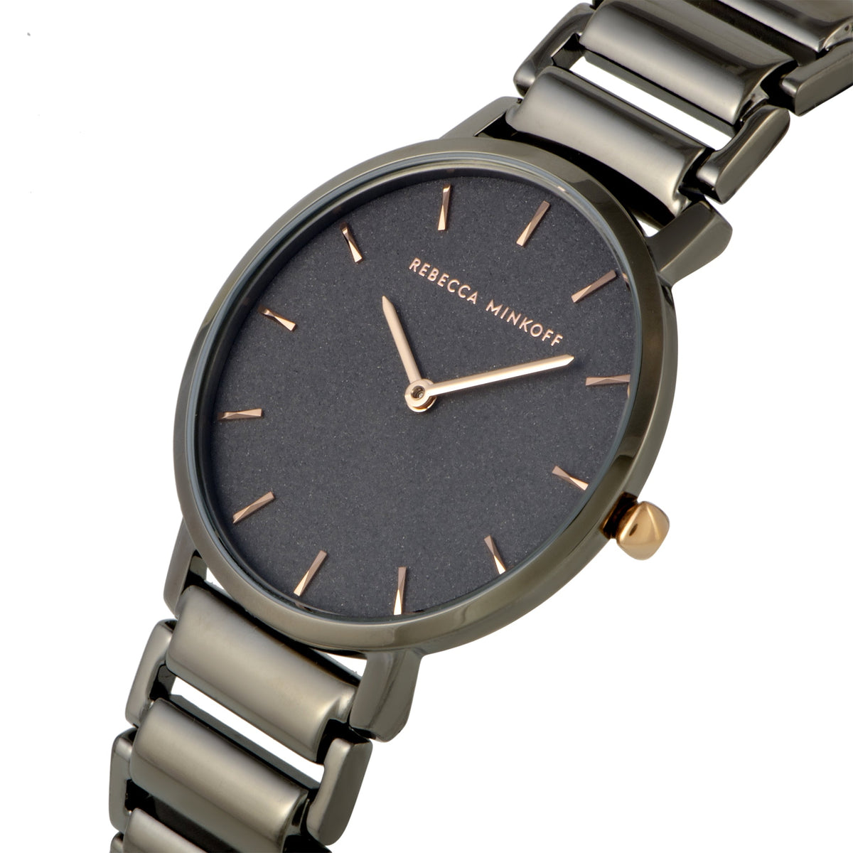 Rebecca Minkoff Major Gray Ion-Plated Watch 2200261