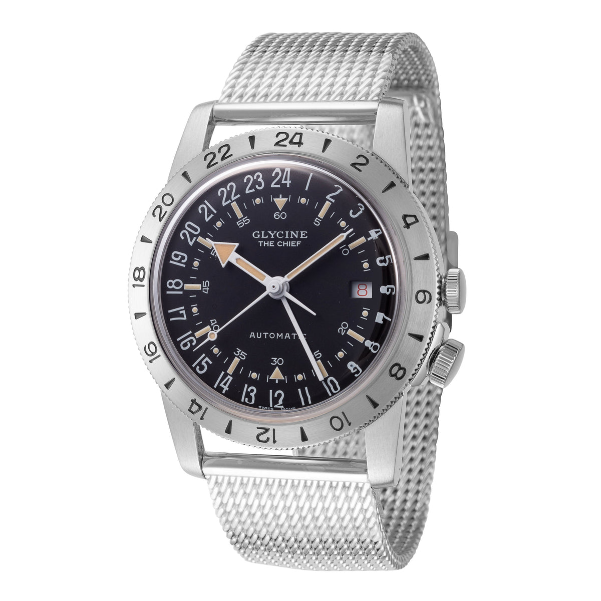 Glycine Men's Airman The Chief GMT 40mm Automatic Watch