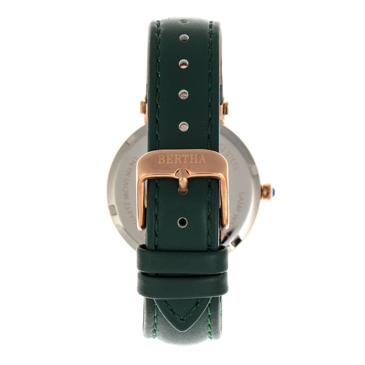 Emily Mother-Of-Pearl Leather-Band Watch