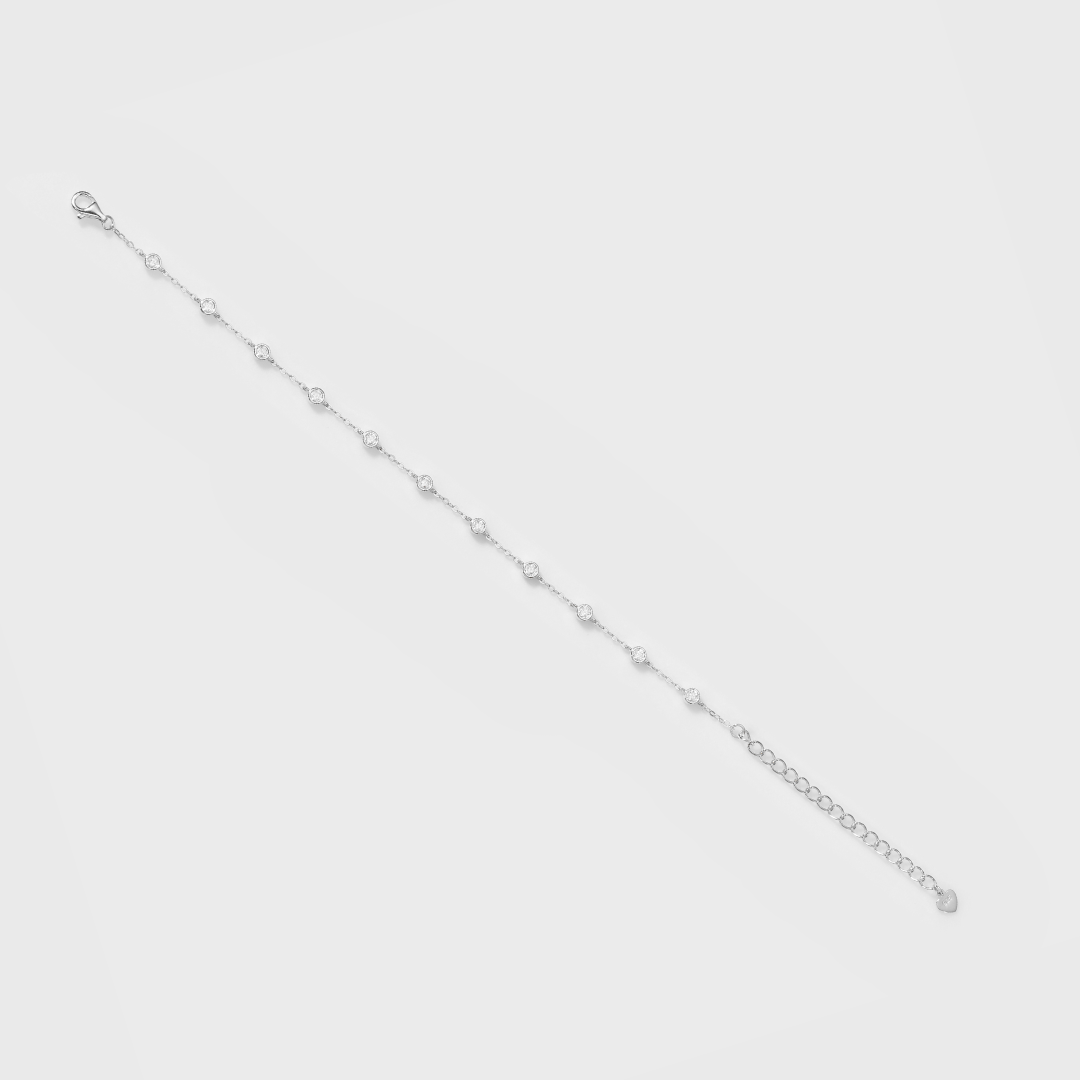 Moissanite Novem Bracelet (Silver)