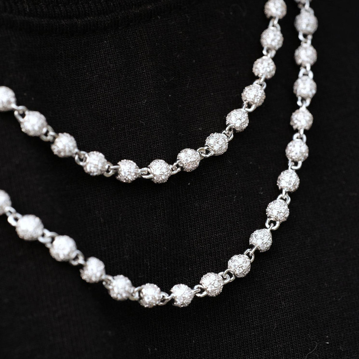 4mm Iced Beads Chain