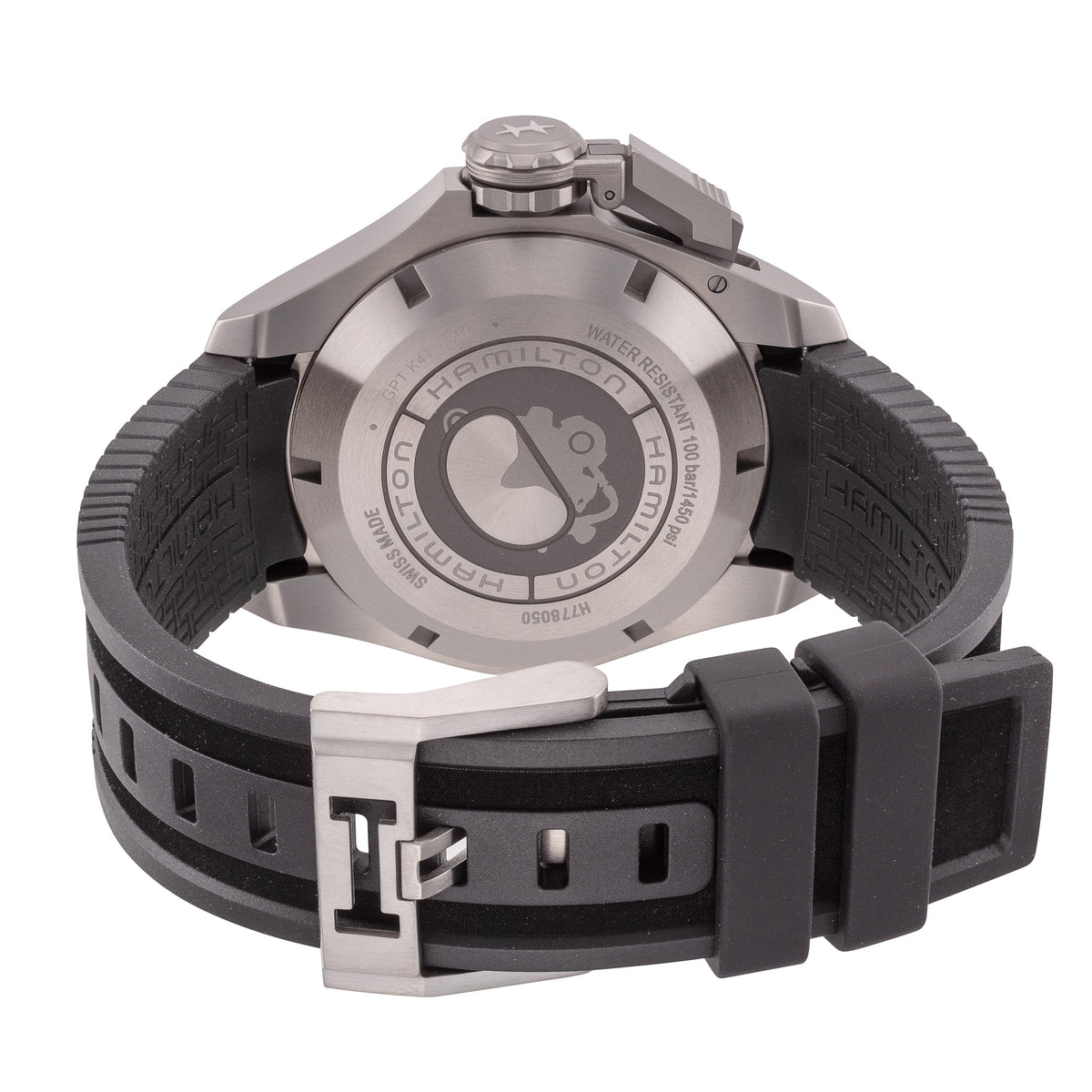 Hamilton Men's H77805335 Khaki Navy Frogman 46mm Automatic Watch