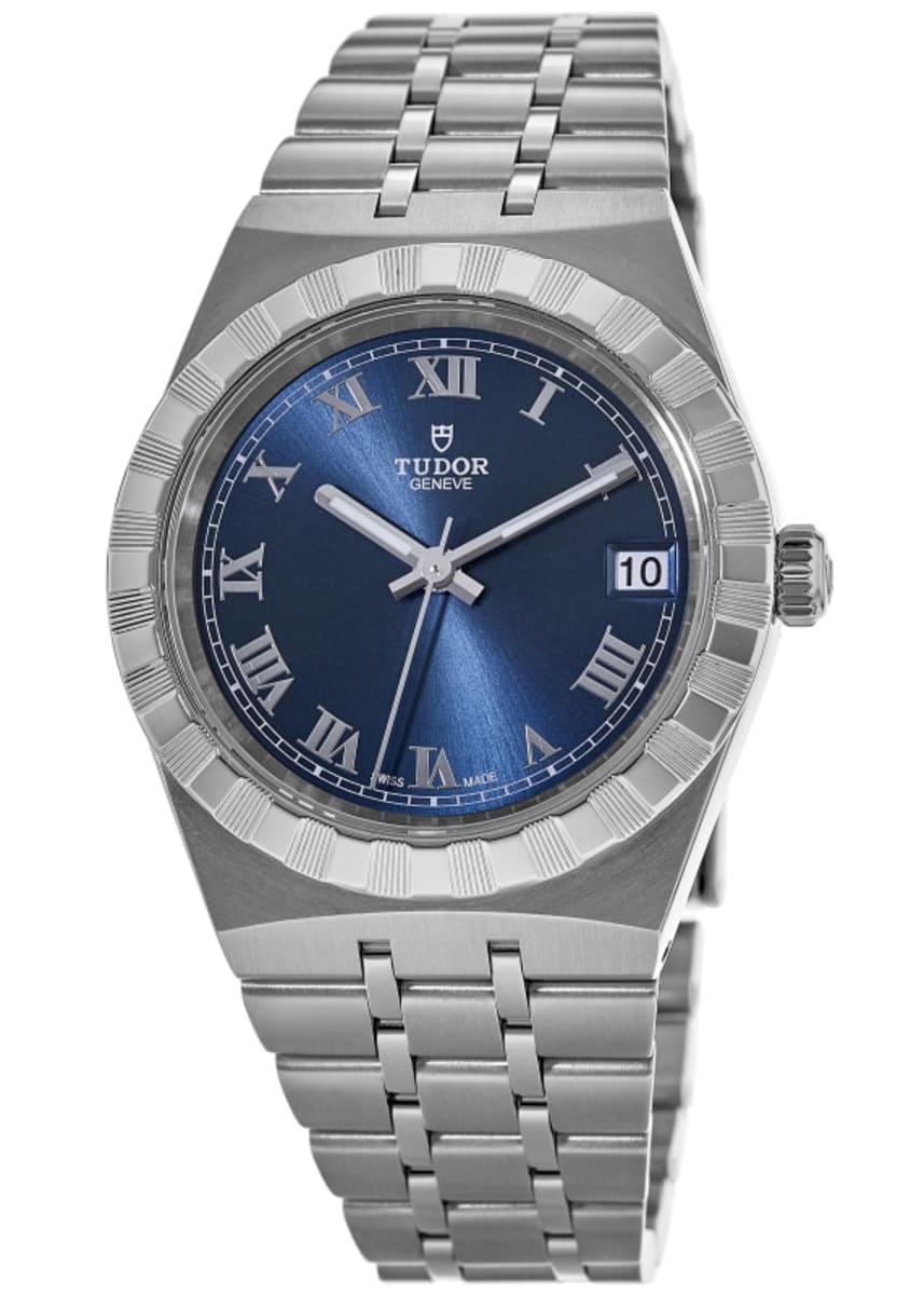 Tudor Royal Blue Roman Dial Steel Women's Watch M28300-0006