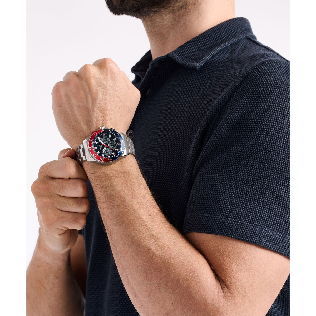 Nautica Nautica One Chronograph Stainless Steel Watch