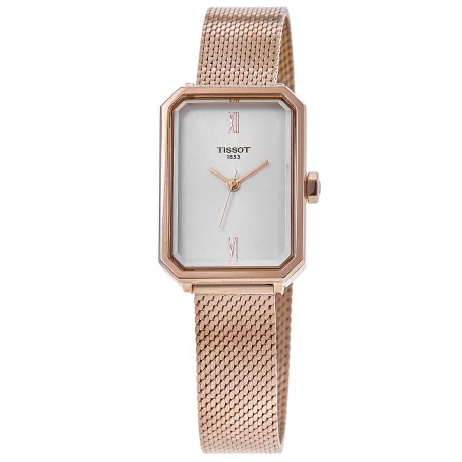 Tissot SRV 30mm Silver Dial Rose Gold PVD Steel Women's Watch T160.110.33.033.00