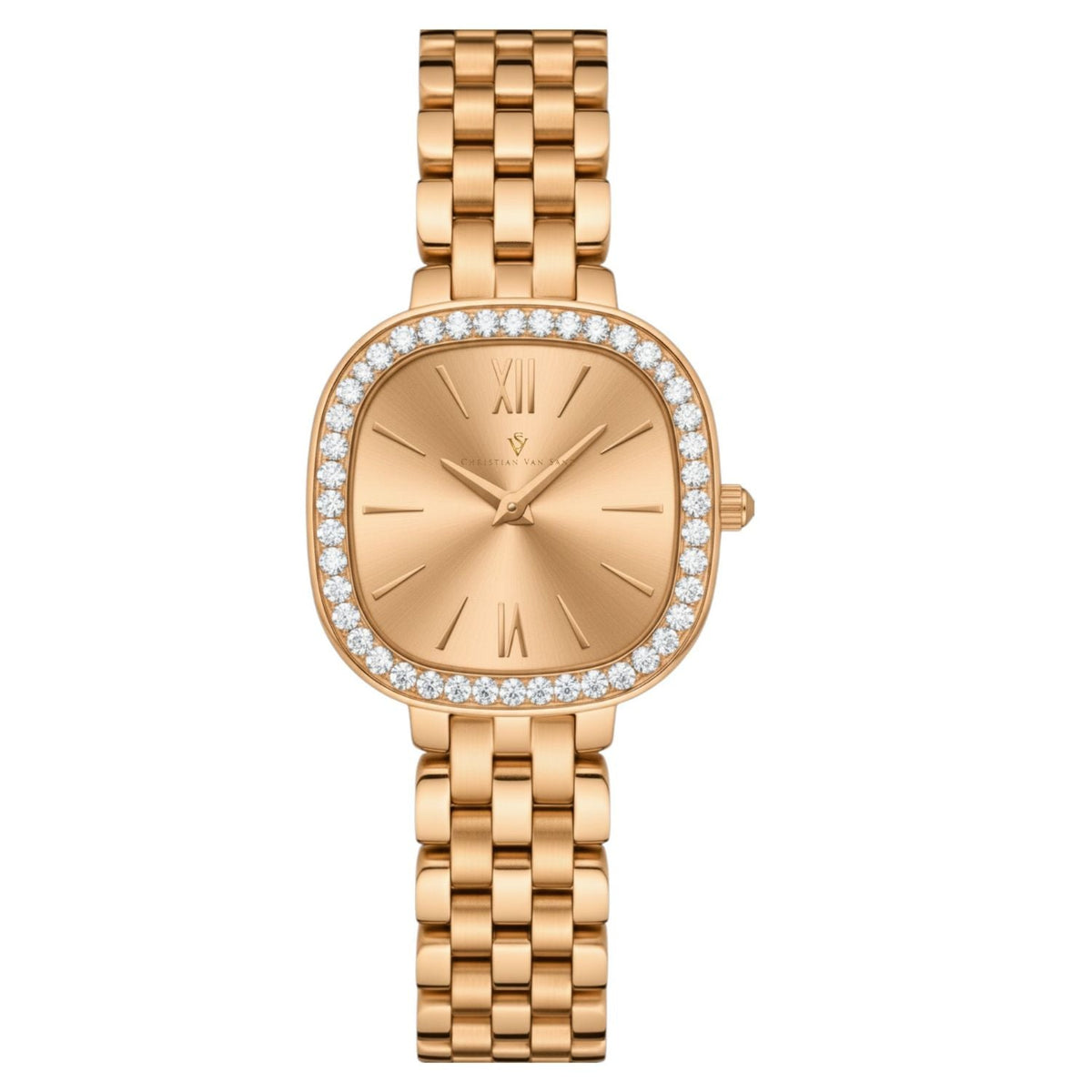 Christian Van Sant Women's Rivoli Rose gold Dial Watch