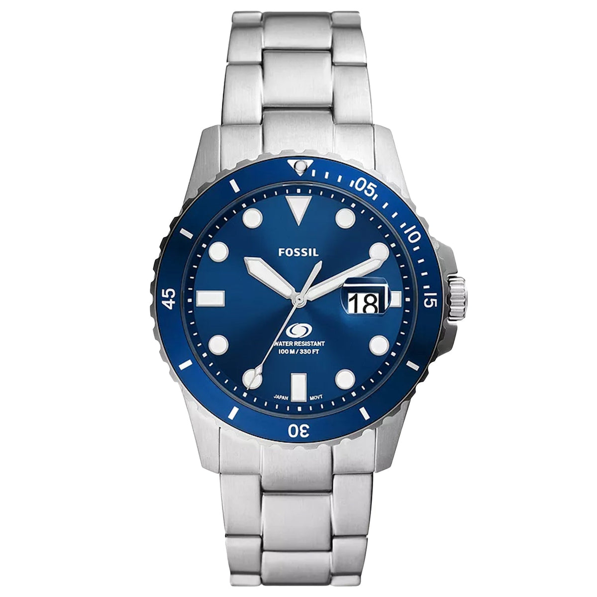 Fossil Men's Dive Blue Dial Watch