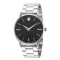 Movado Men's Classic Black Dial Watch
