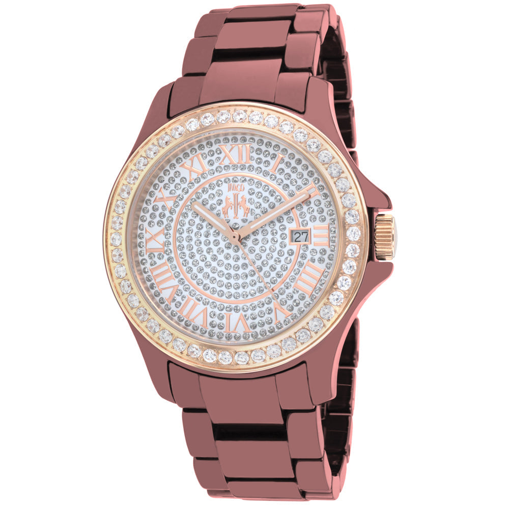 Jivago Women's Ceramic Crystals Round 38mm