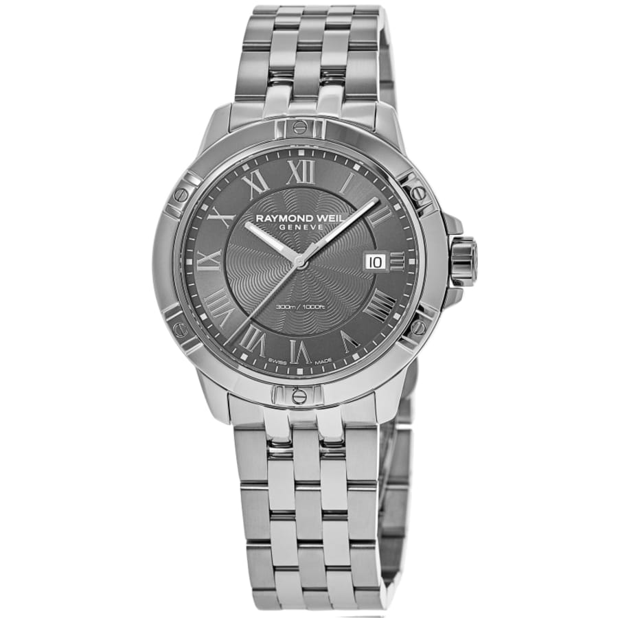Raymond Weil Tango Grey Dial Stainless Steel Men's Watch 8160-ST-00608