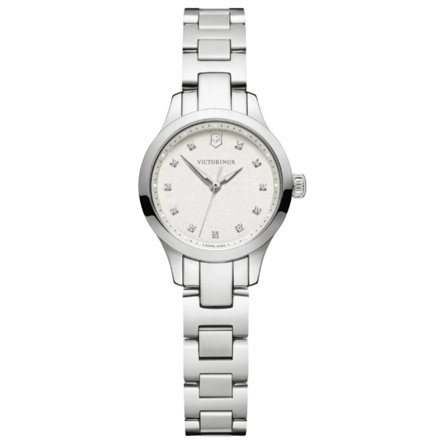 Victorinox Swiss Army Alliance XS Quartz White Crystal Dial Steel Women's Watch 241875