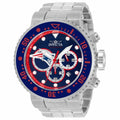 Men's Nfl Grand Pro Diver 52Mm Quartz Chrono Bracelet Watch In New England Patriots