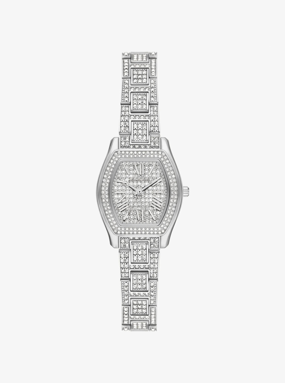 Petite Chelsea Pavé Silver-Tone Watch