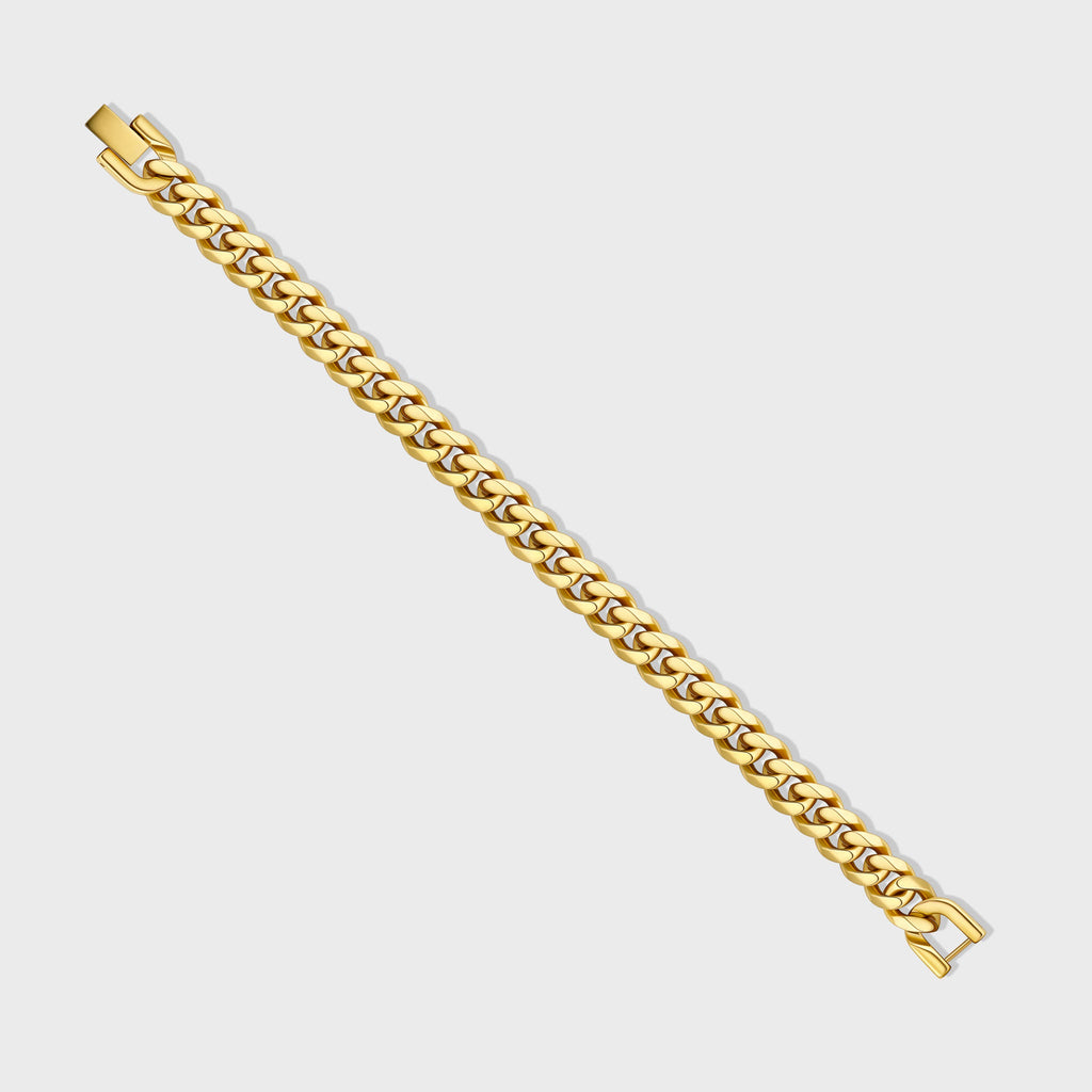 Cuban Link Bracelet (Gold) - 10mm