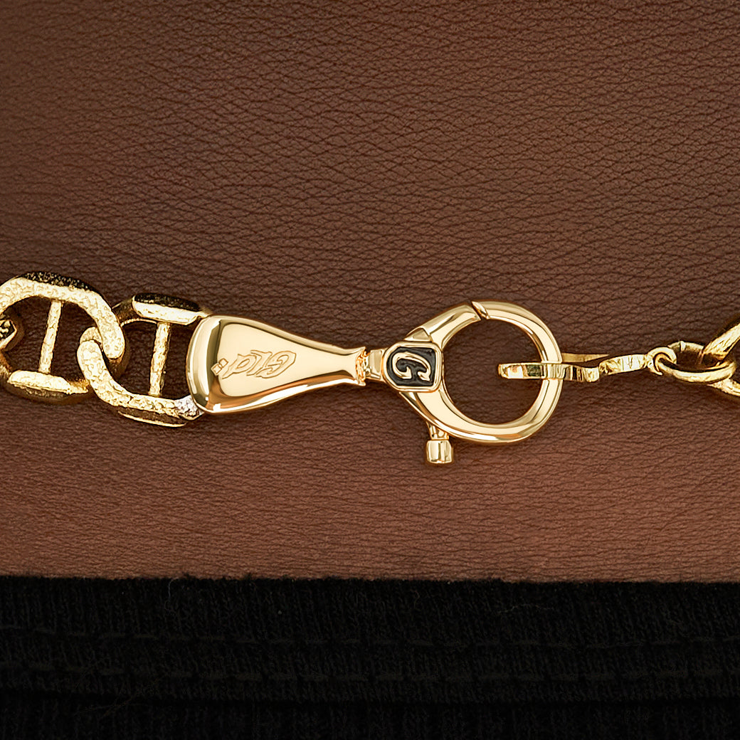 Mariner Chain in Yellow Gold - 9MM