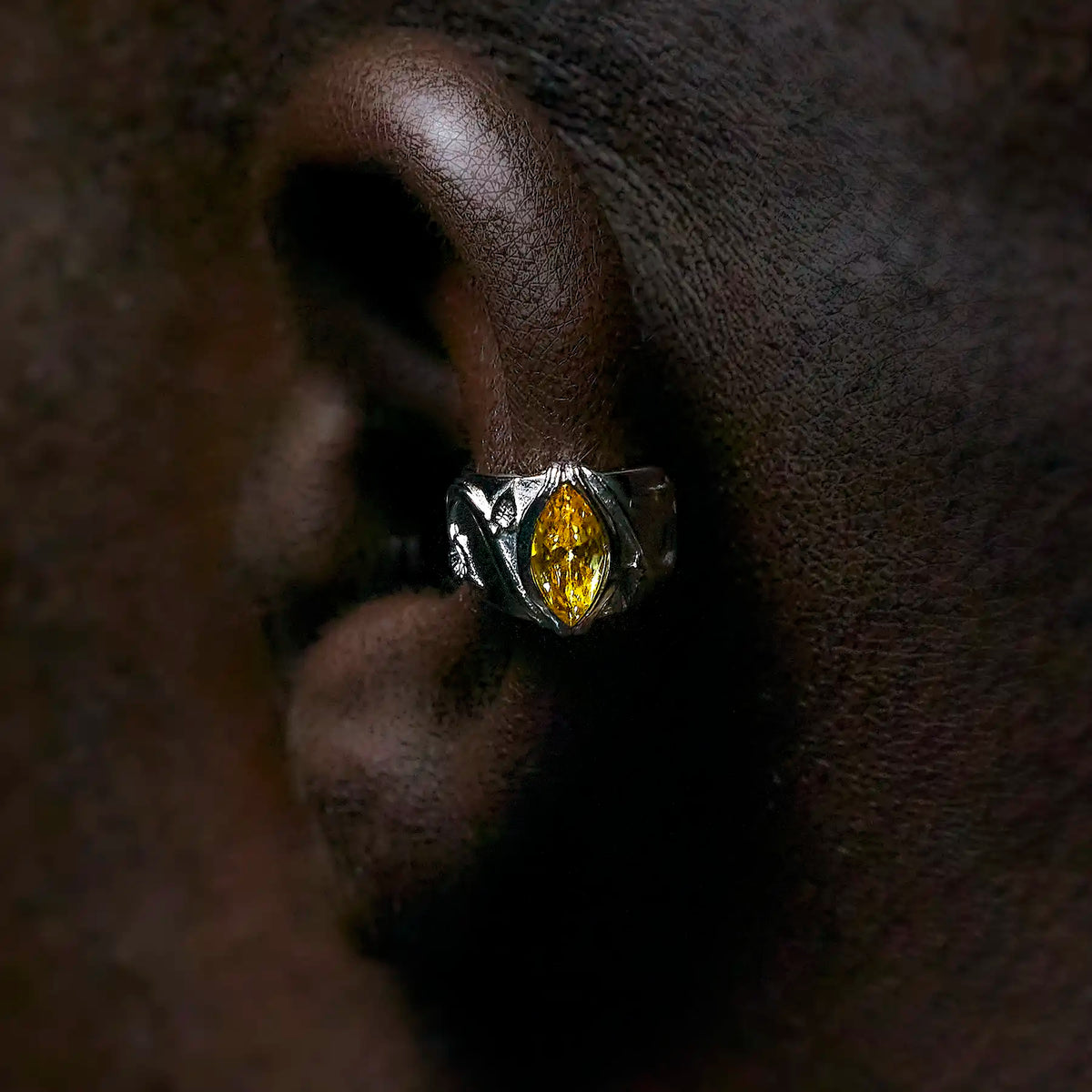 BIRTHSTONE EAR CUFF