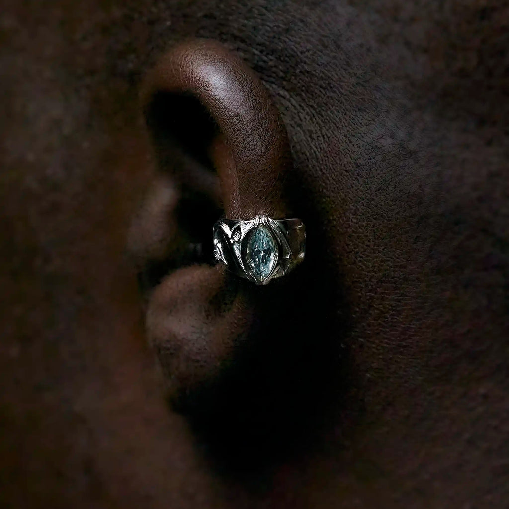 BIRTHSTONE EAR CUFF