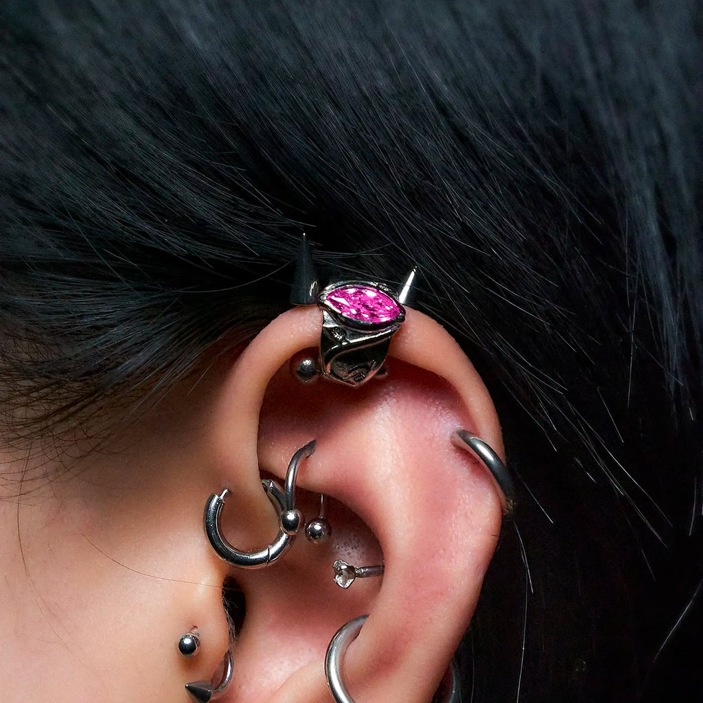 BIRTHSTONE EAR CUFF