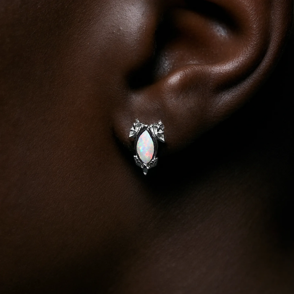 BIRTHSTONE STUD EARRING