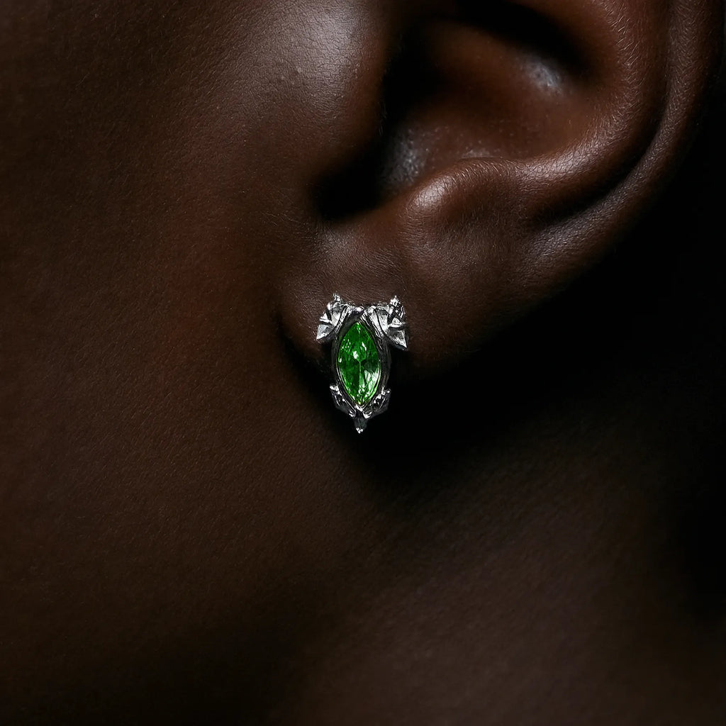 BIRTHSTONE STUD EARRING