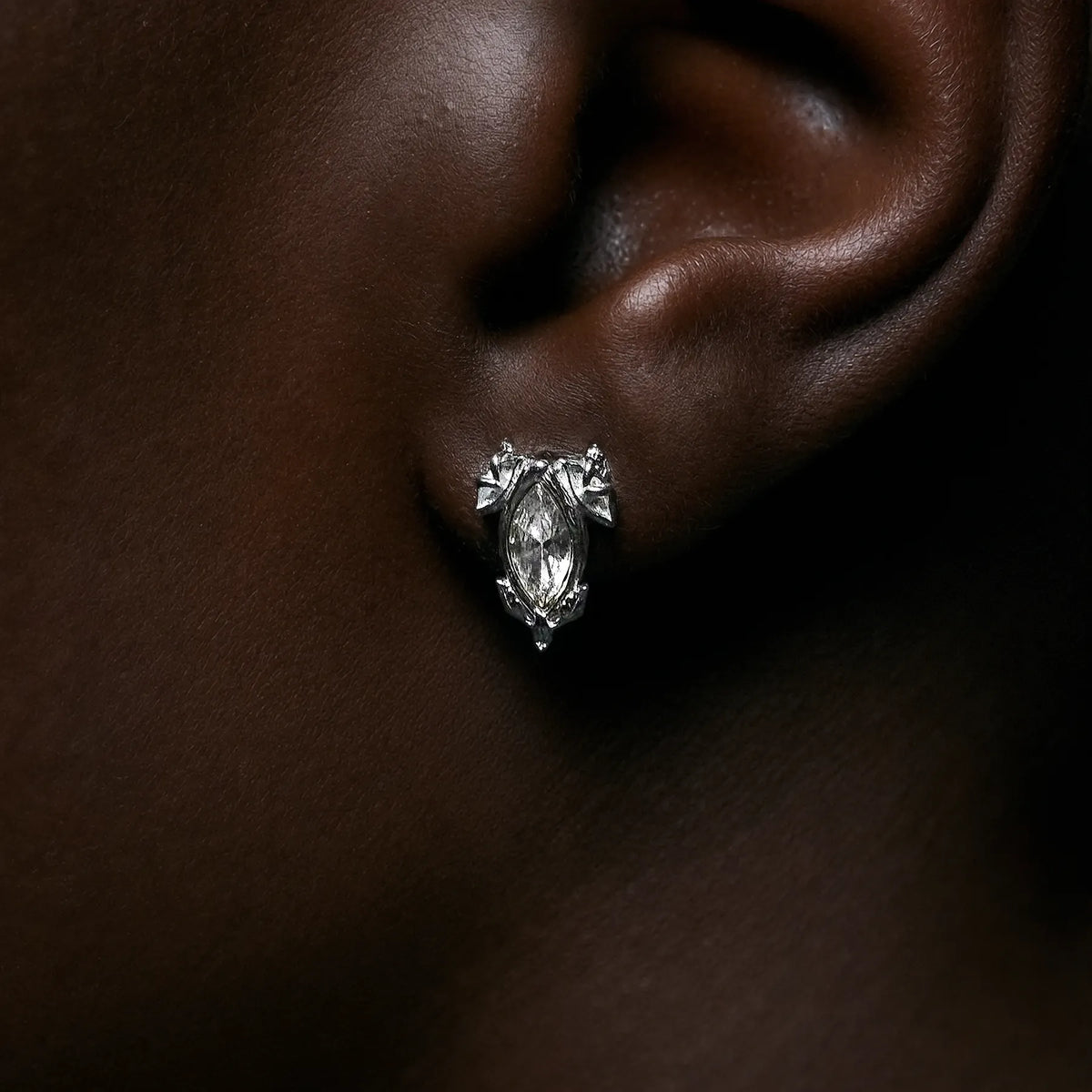 BIRTHSTONE STUD EARRING