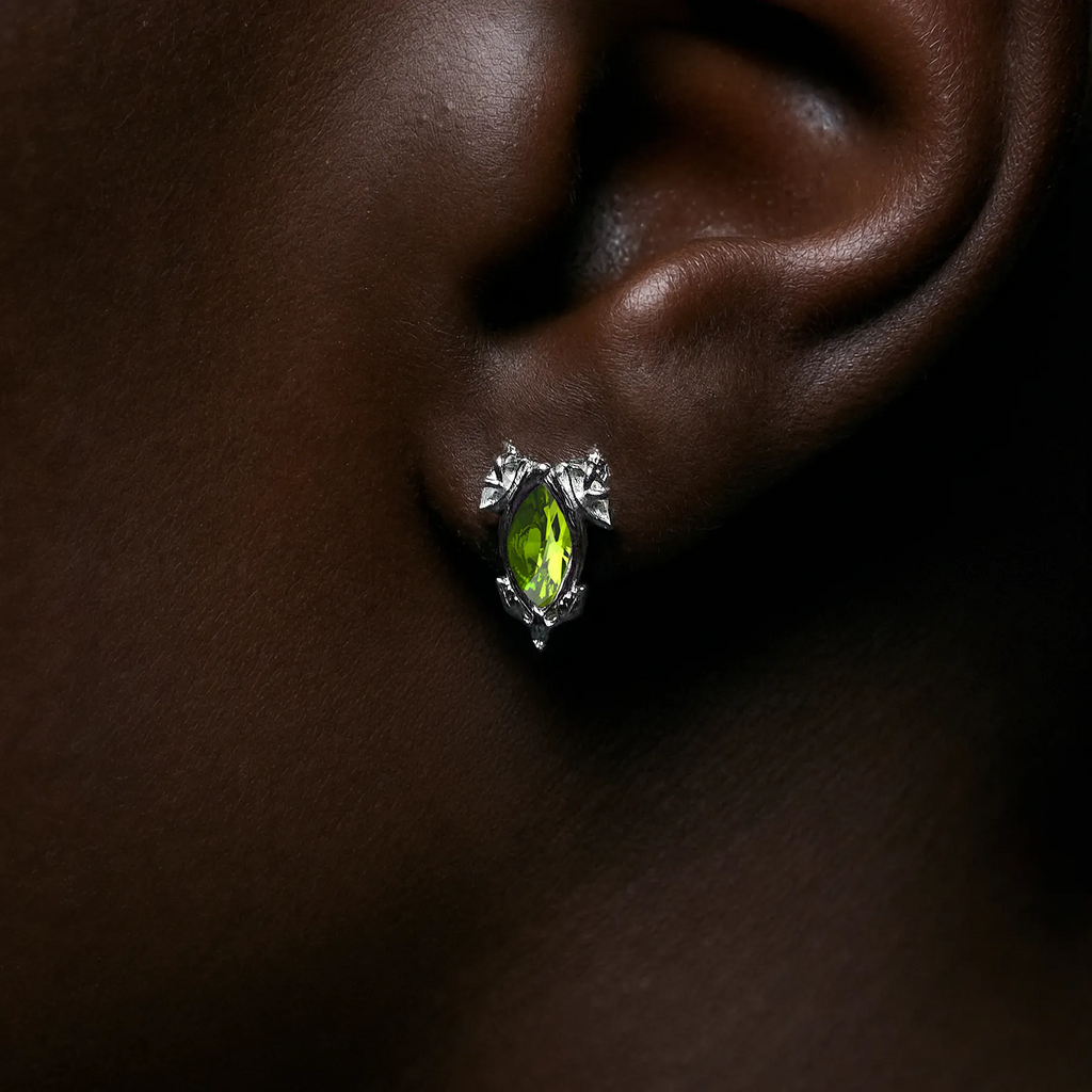BIRTHSTONE STUD EARRING