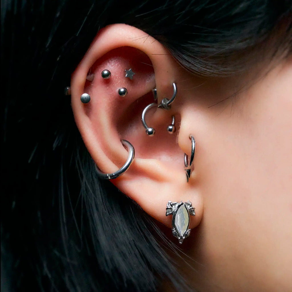 BIRTHSTONE STUD EARRING