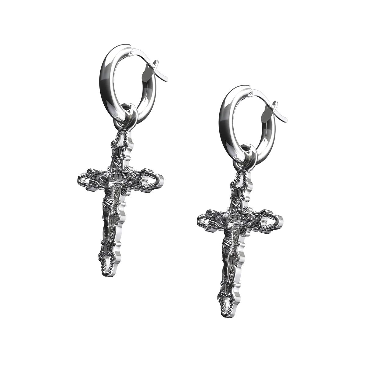 CRUCIFIX CROSS EARRING