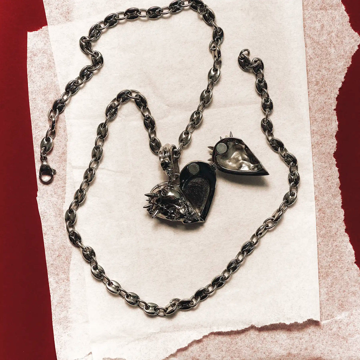 'TIL DEATH DO US PART' LOCKET PENDANT