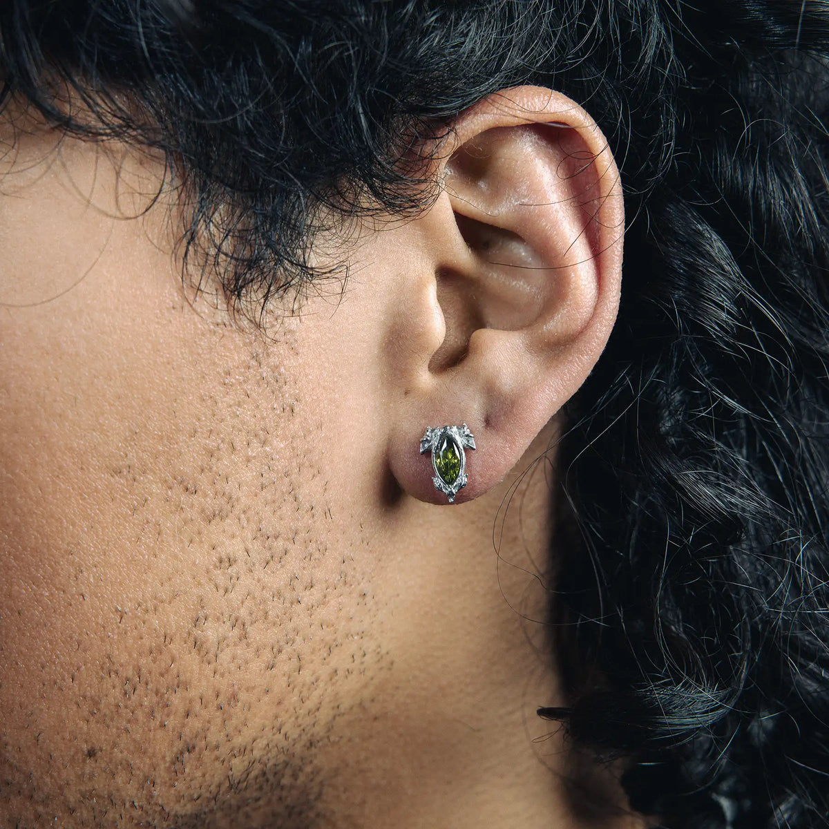 BIRTHSTONE STUD EARRING