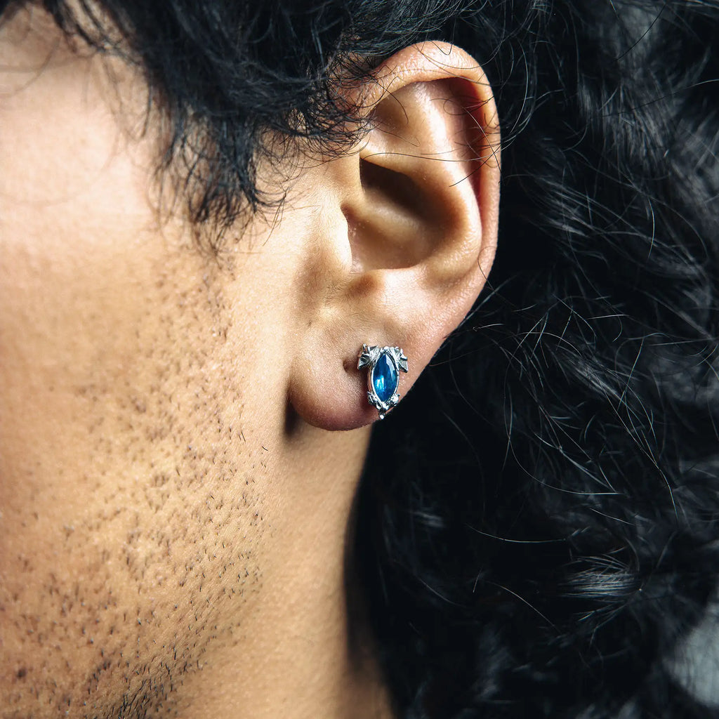 BIRTHSTONE STUD EARRING