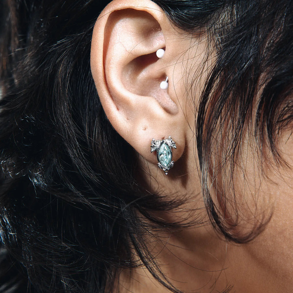 BIRTHSTONE STUD EARRING