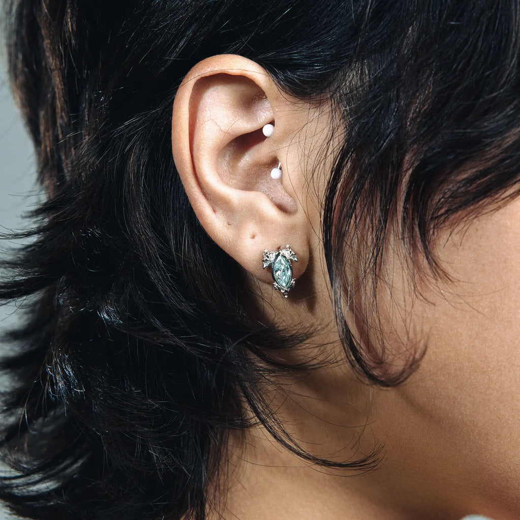 BIRTHSTONE STUD EARRING