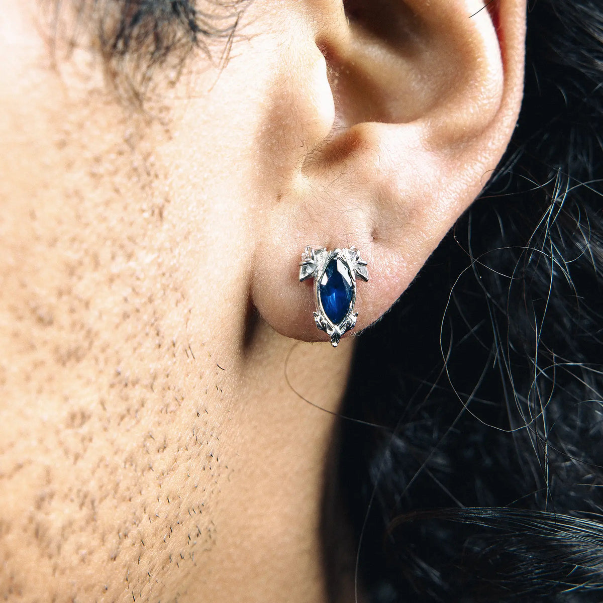 BIRTHSTONE STUD EARRING