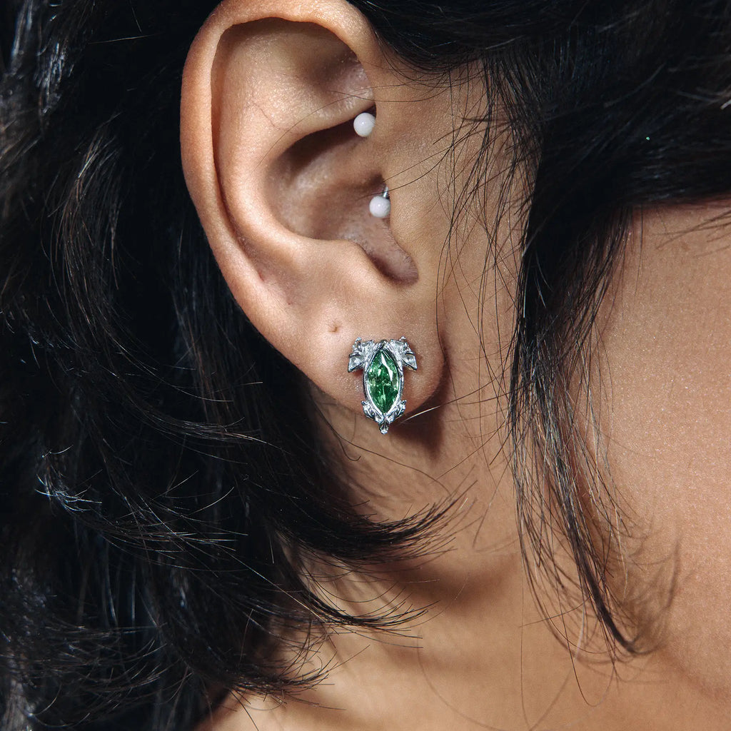 BIRTHSTONE STUD EARRING